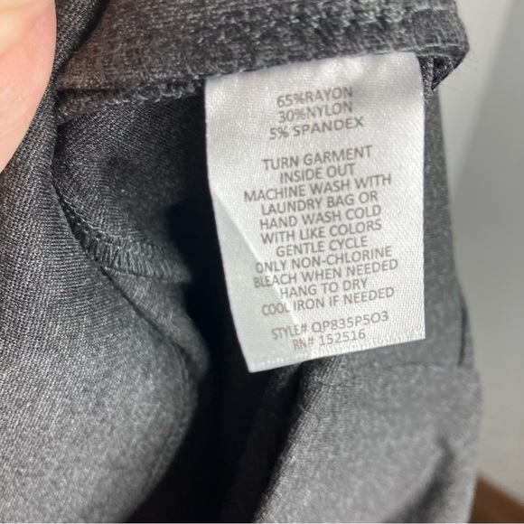 Molly & Isadora gray pull on pants dress pants size 4X - Picture 5 of 5